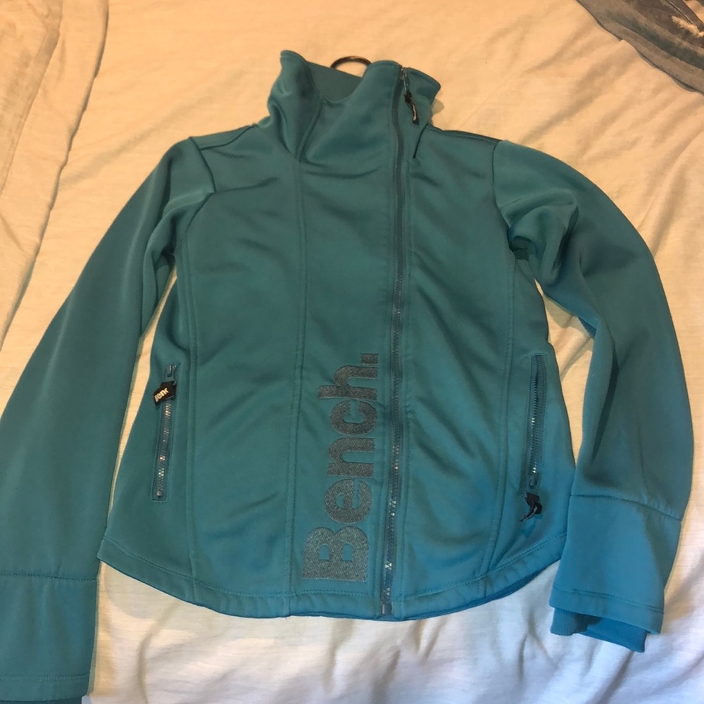 Bench Tube neck asymmetrical side zip jacket